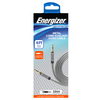 Energizer 4Ft. Metal 3.5Mm Auxiliary Audio Cable ENGUAUX01